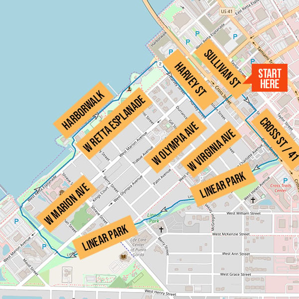 Isabel & Annabel’s Pub Run walking route